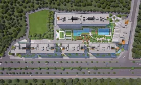 K Shire Punawale master plan layout — artist's impression